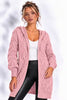 Strick Cardigan mit Kapuze